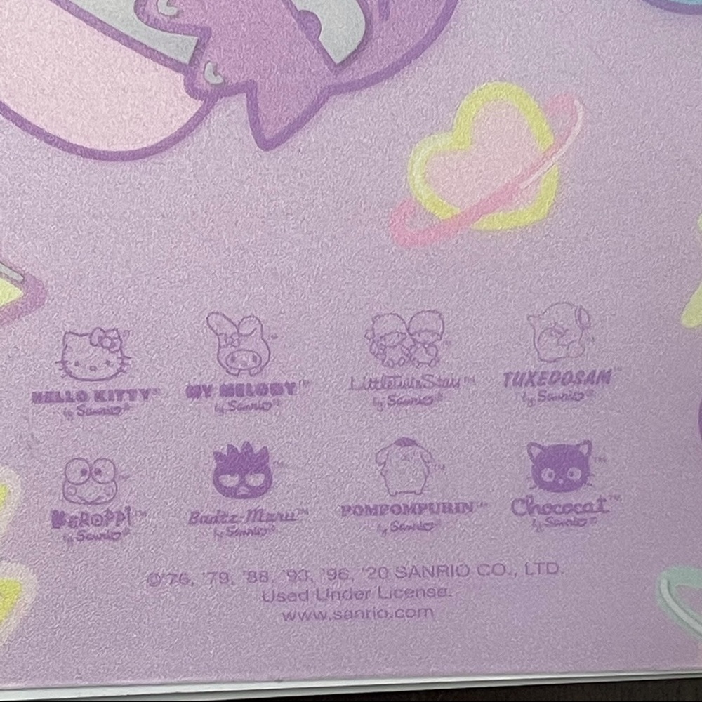 Pink Cute Sanrio Hello Kitty & Friends Kawaii Tokyo Tabbed Journal My Melody - Picture 14 of 16